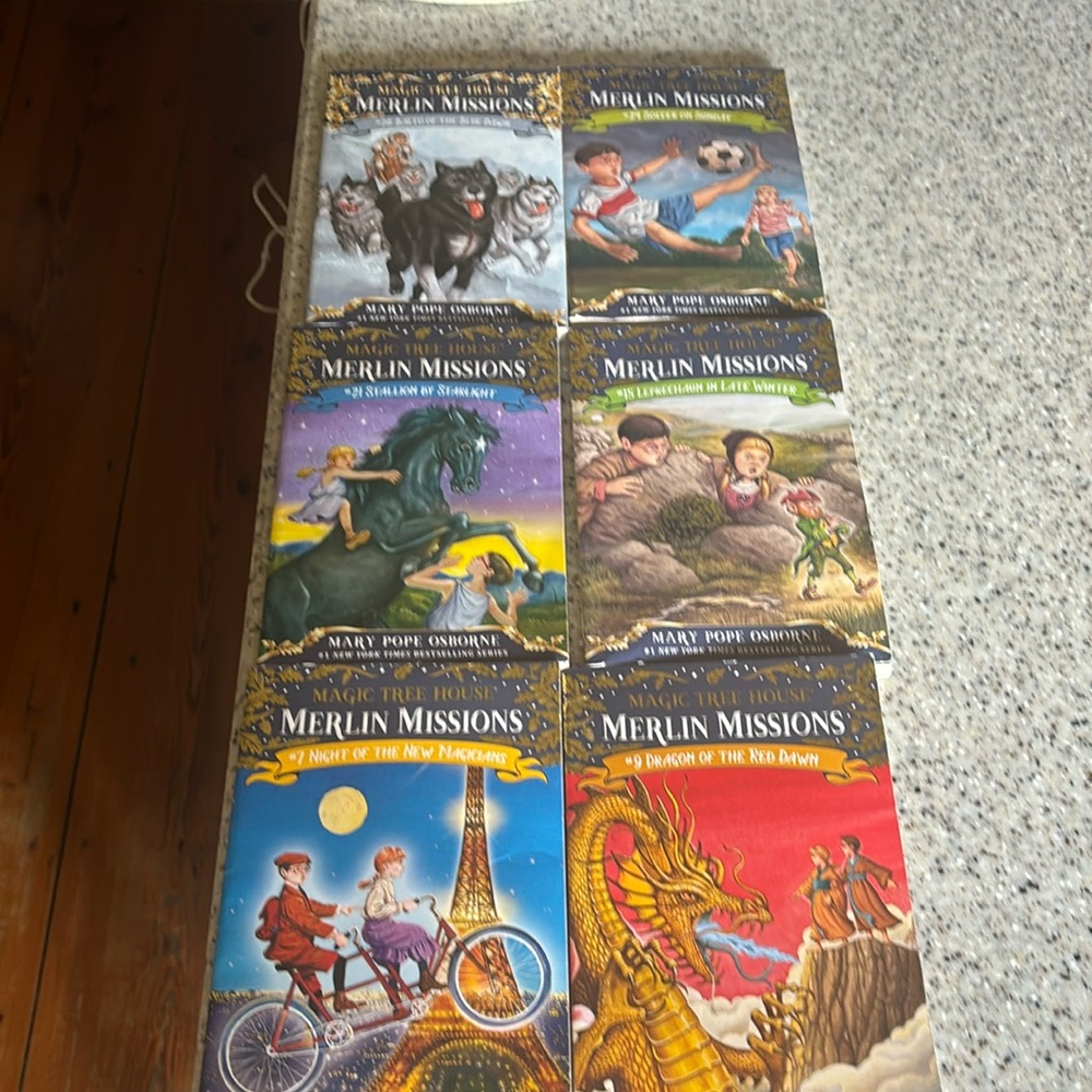 Magic Tree House Merlin Missions Novels (6)